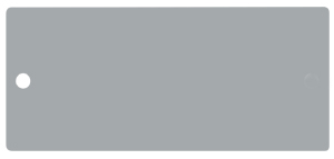 10 Tag, 3.50" x 1.562"x .016" Mill Finish Aluminum