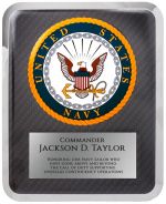 10 1/2" x 13" Navy Hero Plaque