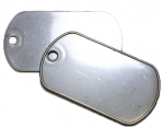 SUPPLY DEPOT MILSPEC G.I. Dog Tag, Dull Finish