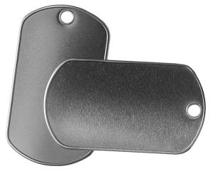 SUPPLY DEPOT MILSPEC G.I. Dog Tag, Shiny Finish
