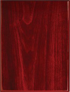 9" x 12" Value Rosewood Piano Finish Plaque