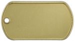 SUPPLY DEPOT MILSPEC G.I. Dog Tag, Brass